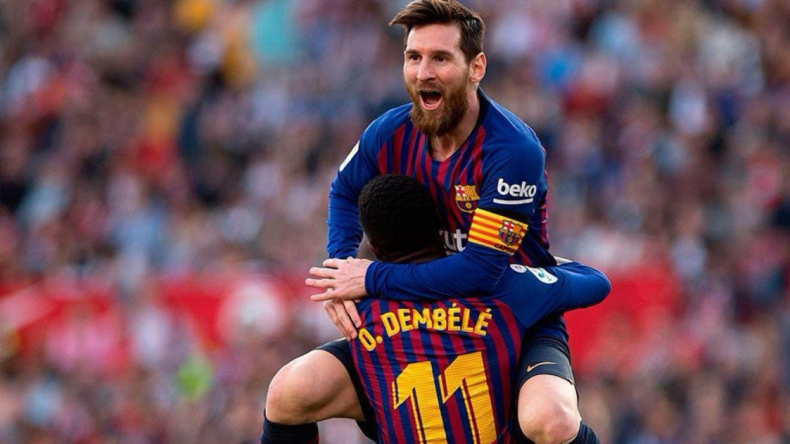 تتويج ديمبيلي بالكرة الذهبية.. ليونيل ميسي يعلّق