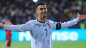 بالفيديو.. رونالدو يسجل هدفا جميلا في شباك أرمينيا