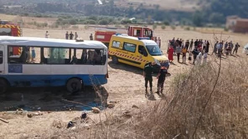 حادث انقلاب حافلة في المدية يخلف قتيلا و14 مصابا