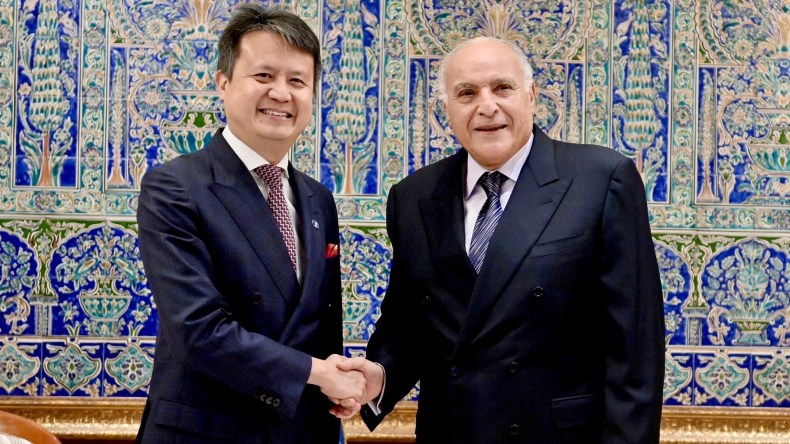 عطاف يستقبل المدير العام للمنظمة العالمية للملكية الفكرية