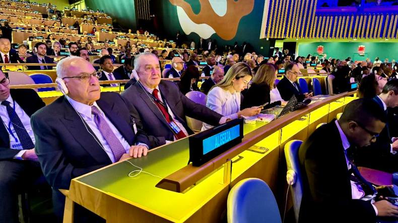 الوزير عطاف يشارك في جلسة إحياء الذكرى الـ80 لتأسيس مُنظمة الأمم المتحدة