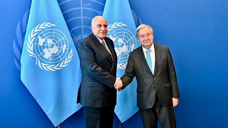 عطاف يبحث مع غوتيريش التحديات التي تواجه منظمة الأمم المتحدة