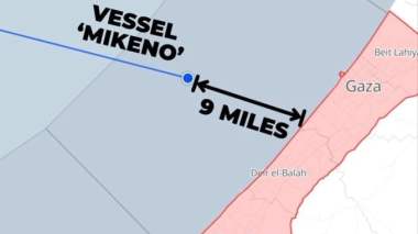 Flottille mondiale Sumud: Le navire Mikeno dans les eaux de Gaza