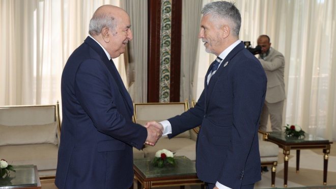 الرئيس تبون يستقبل وزير الداخلية الإسباني