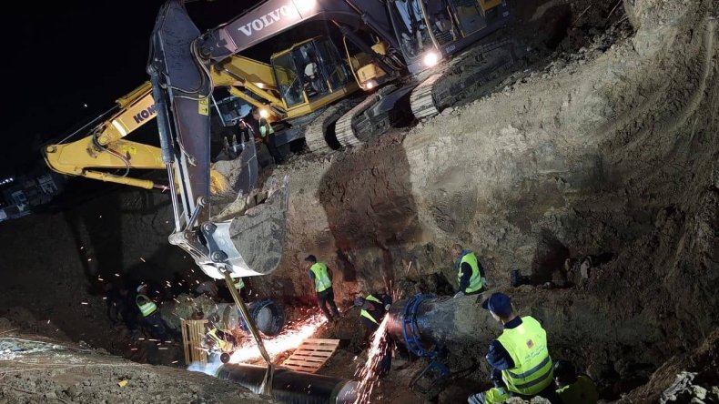 انتهاء أشغال إعادة تأهيل أنبوب الغاز الرئيسي المغذي للعاصمة