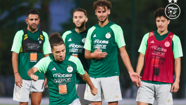 بالفيديو.. “الخضر” يجرون آخر حصة تدريبية بسيدي موسى قبل التنقل إلى تيزي وزو