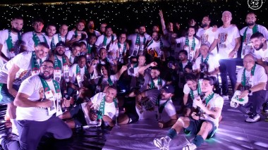 les Verts célèbrent avec les supporters la qualification au Mondial 2026