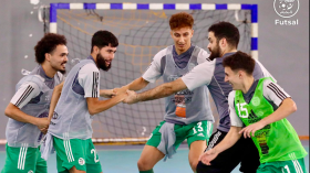 بالصور.. المنتخب الوطني لكرة القدم داخل القاعة يواصل تحضيراته بمركز فوكة