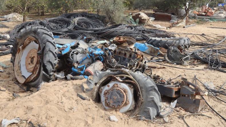 87 بالمئة نسبة تضرر الأراضي الزراعية في غزة