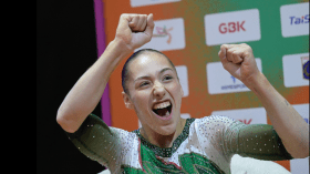 بطولة العالم للجمباز.. كيليا نمور تحرز فضية جهاز عارضة التوازن