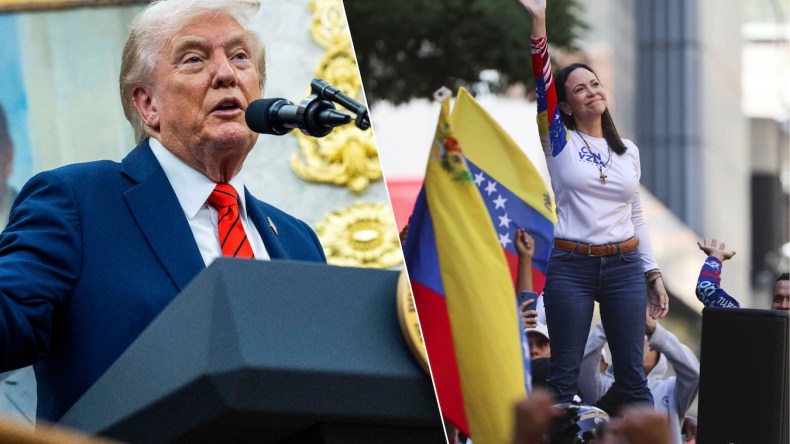 قالت لي “أنت تستحقها”!.. ترامب معلقا على فوز ماشادو بنوبل للسلام