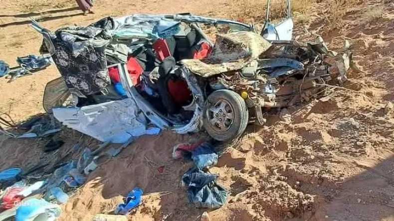حادث مرور مميت في ولاية البيض يخلف 3 وفيات