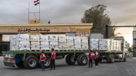 400 شاحنة مساعدات تدخل غزة اليوم