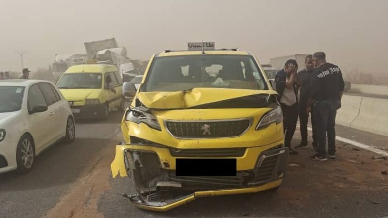 حادث مرور تسلسلي بمعسكر يخلّف قتيلا و23 جريحا