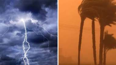 تنبيه: رُعود وزوابع رملية على هذه الولايات