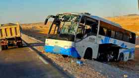 إصابة 28 شخصًا في حادث اصطدام بين حافلتين بالمنيعة