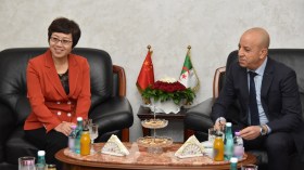 الجزائر والصين تبحثان تطوير الشراكة الشرطية
