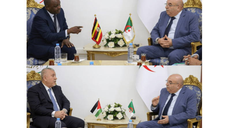 قويدري يبحث تعزيز التعاون مع الأردن وأوغندا في هذه المجالات