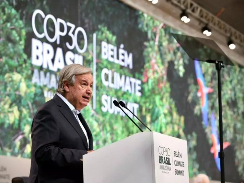 COP30 : M. Guterres appelle à un sursaut politique à la mesure de l’urgence
