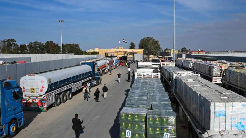 نسبة التزام الاحتلال بدخول المساعدات إلى غزة لم تتجاوز 24 بالمئة