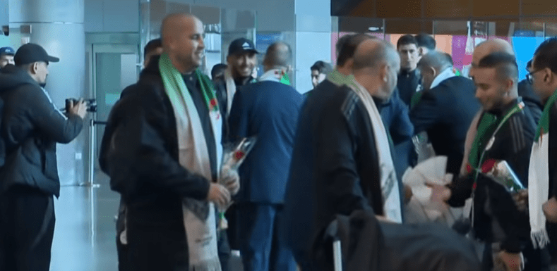 La Sélection Algérienne arrive à Doha (vidéo)
