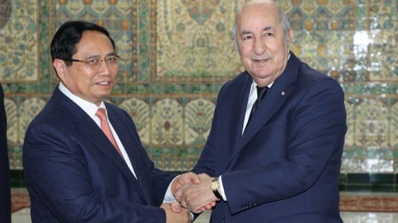 الرئيس تبون يستقبل الوزير الأول الفيتنامي