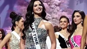 شاهد.. نظرات المتسابقة الصهيونية للفلسطينية في مسابقة جمال الكون