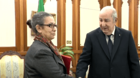 الرئيس تبون يستقبل الأمينة العامة لحزب العمال لويزة حنون