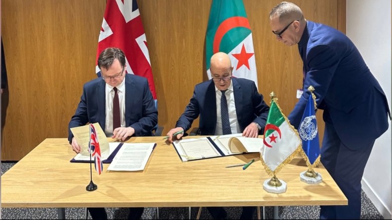 توقيع مذكرة تفاهم بين المديرية العامة للأمن الوطني ووزارة الداخلية البريطانية