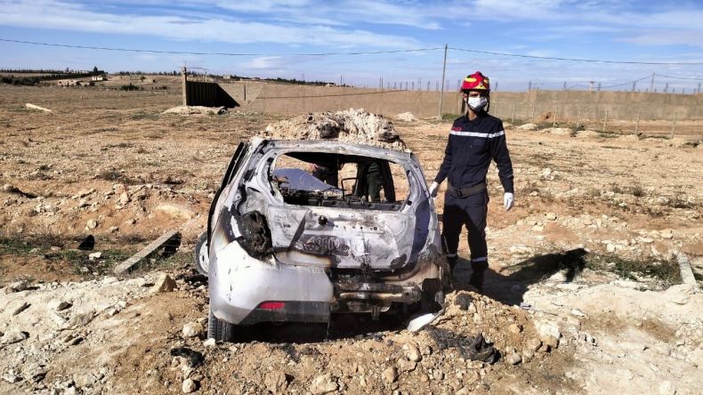 وفاة 4 أشخاص في احتراق سيارة بعين وسارة