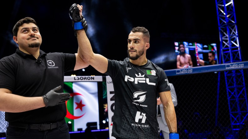 يانيس غموري يعد بأن يكون أول جزائري يتوّج ببطولة دوري المقاتلين المحترفين في الـMMA