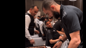 بالفيديو.. “الخضر” يحتفلون بعيد ميلاد ماندريا في أجواء رائعة