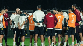 بالصور.. أشبال بوقرة يختتمون تحضيراتهم تحسبا لمواجهة الإمارات