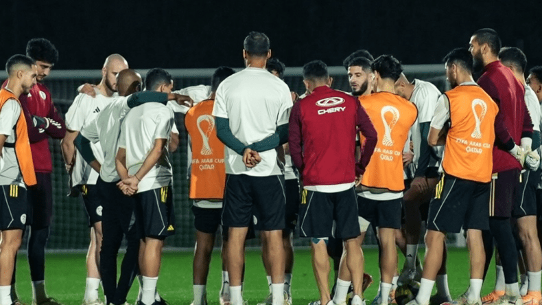 بالصور.. أشبال بوقرة يختتمون تحضيراتهم تحسبا لمواجهة الإمارات