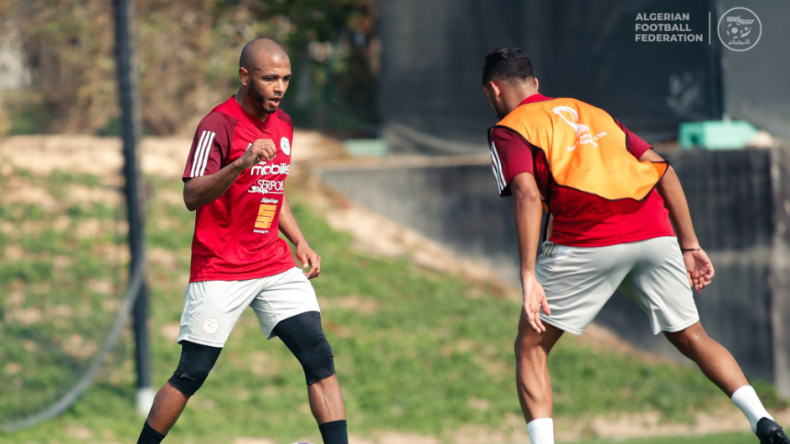 بالصور.. المنتخب الجزائري يشرع في التحضير لمواجهة العراق