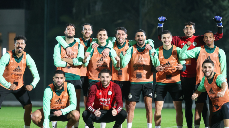 المنتخب الجزائري يواصل تحضيراته للموعد القاري