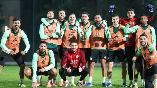 “الخضر” مصممون على رفع التحدي وإسعاد الشعب الجزائري