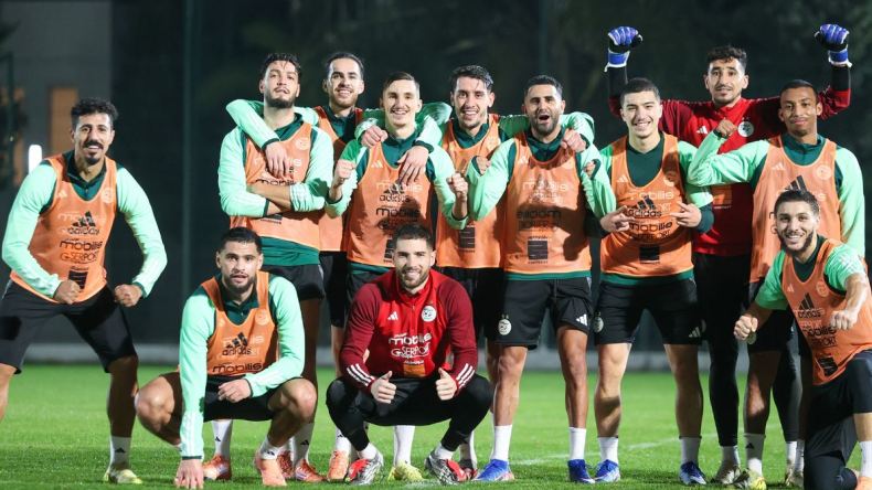 “الخضر” مصممون على رفع التحدي وإسعاد الشعب الجزائري