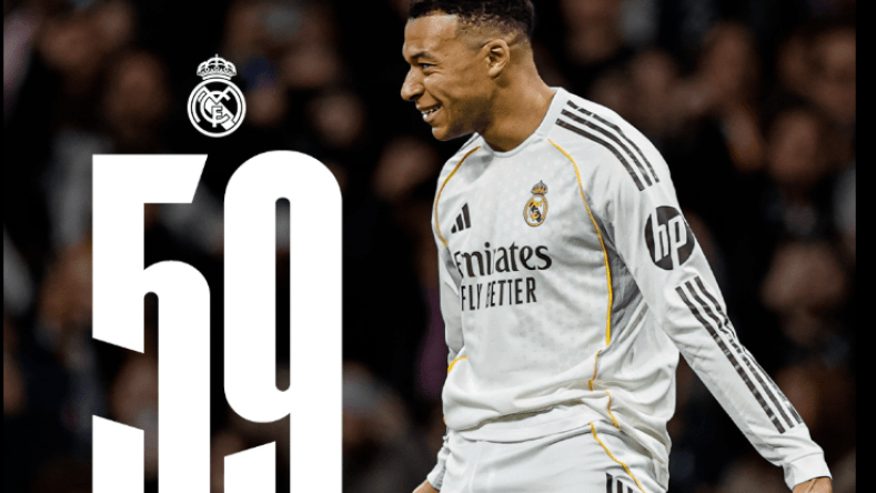 مبابي يعادل رقم رونالدو ويحتفل على طريقته (فيديو)