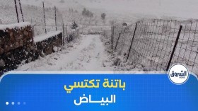 الثلوج تزين مرتفعات ولاية باتنة