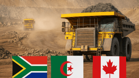 مباحثات جزائرية كندية جنوب إفريقية لتطوير قطاع المناجم