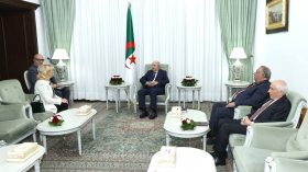 رئيس الجمهورية يستقبل سفيرة صربيا