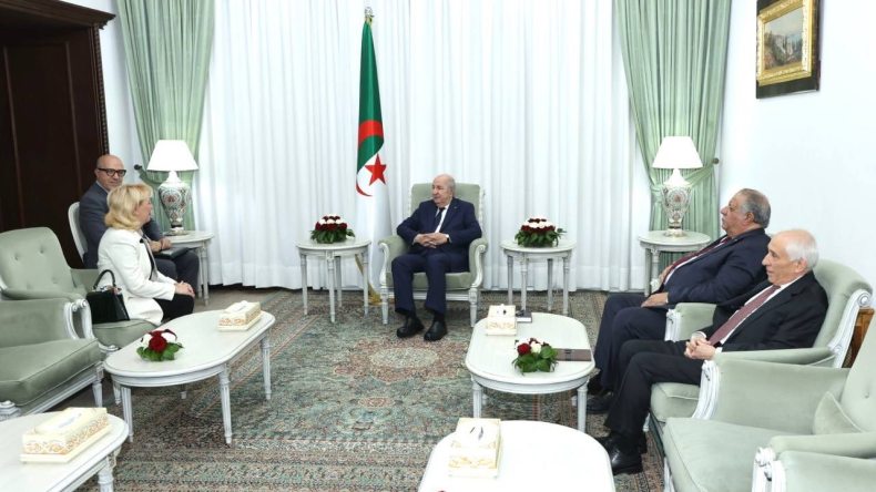 رئيس الجمهورية يستقبل سفيرة صربيا