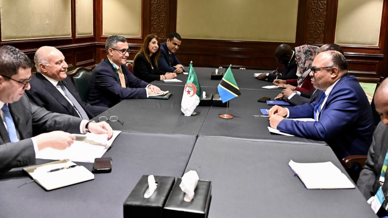 تفاصيل لقاء عطاف مع نظيره التنزاني  