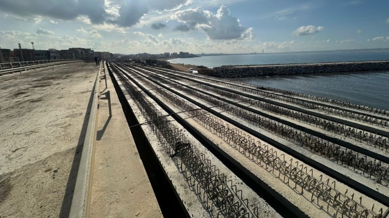 تقدم منتظم لأشغال هذا الطريق الساحلي بالعاصمة