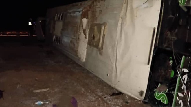 إصابة 23 شخصًا في حادث انقلاب حافلة بالمسيلة