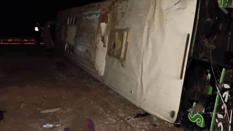 إصابة 23 شخصًا في حادث انقلاب حافلة بالمسيلة