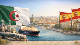 الجزائر تتصدّر قائمة مورّدي الغاز إلى إسبانيا في 2025