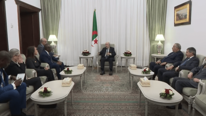 رئيس الجمهورية يستقبل الأمين العام المساعد للأمم المتحدة