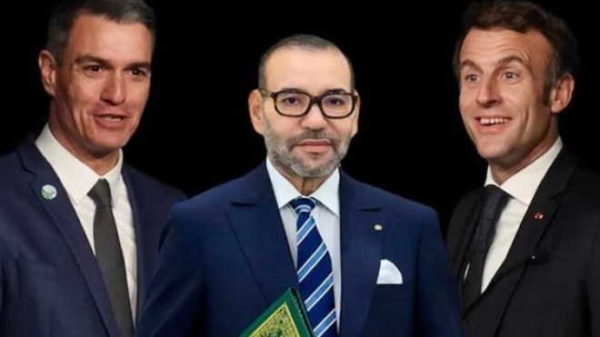 سانشيز وماكرون ومحمد السادس ثلاثي “الفشل والعار”!